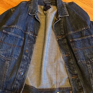 Tommy Bahama Men's Blue Denim Jean Jacket